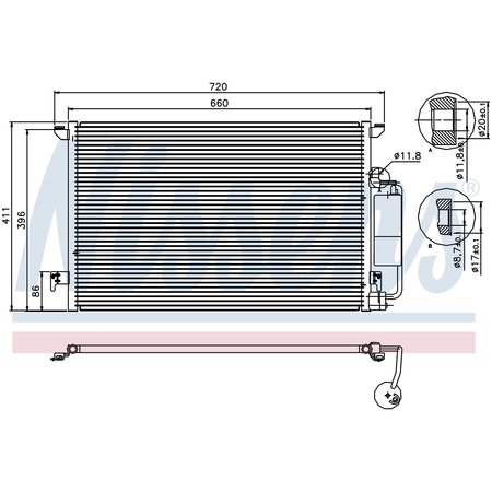 Nissens NISSENS CONDENSER 94675